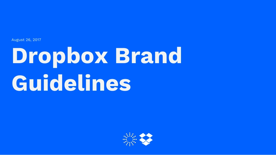 dropbox-logo- 品牌指南2017_第1页