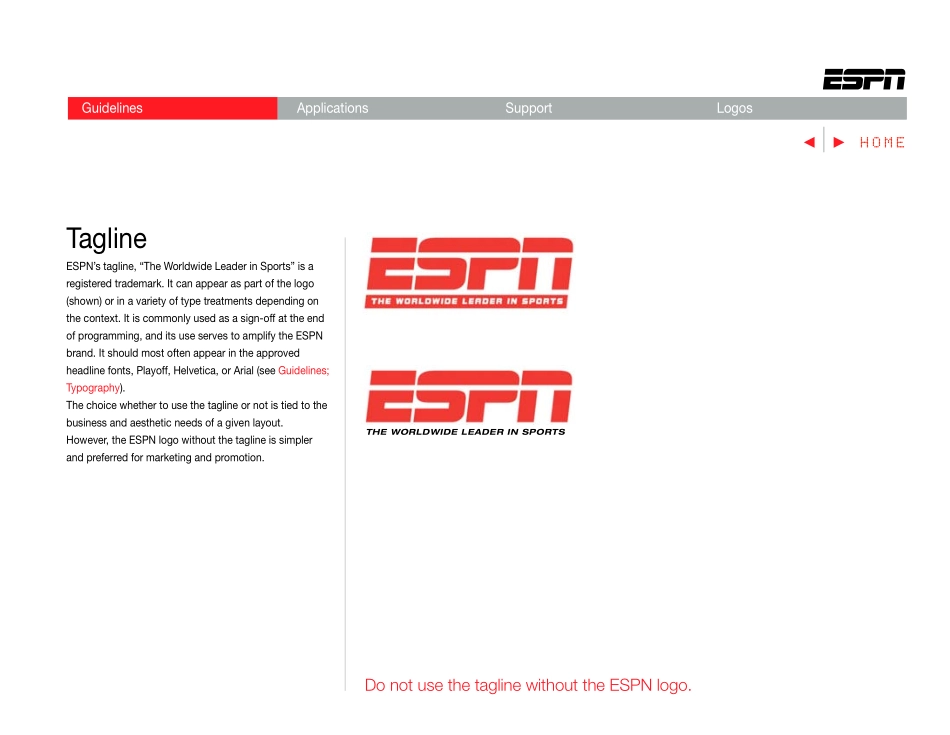 ESPN 品牌标识指南_第10页