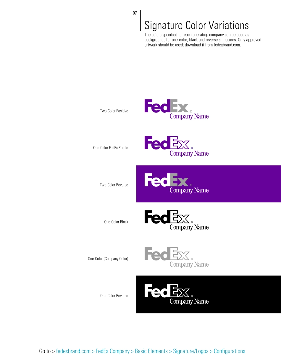 fedex_联邦快递品牌指南_第10页