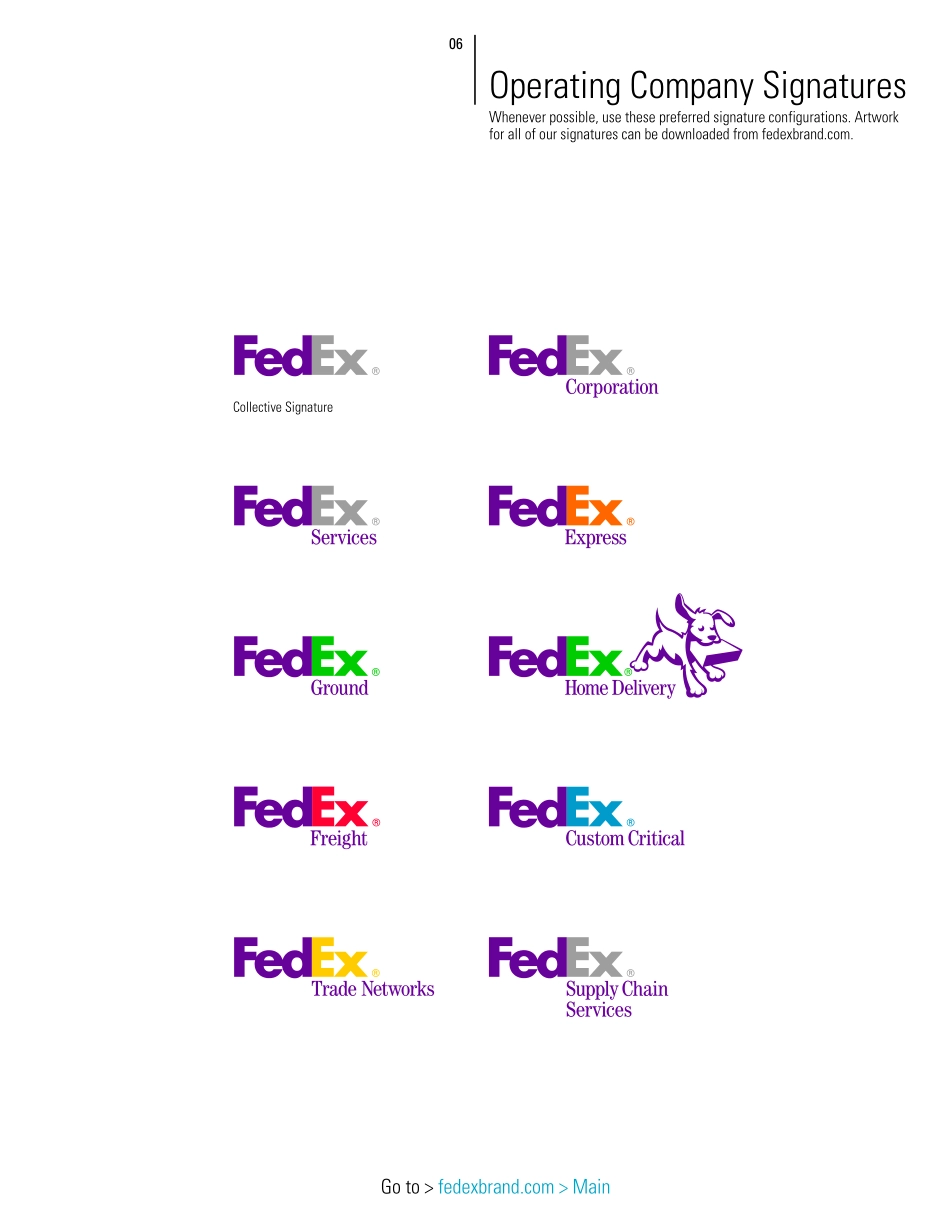 fedex_联邦快递品牌指南_第9页