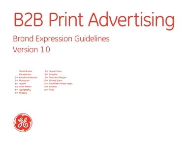 General-通用电气品牌表达指南