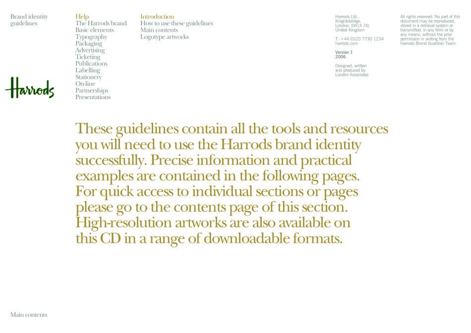 Harrods Brand Guidelines_第3页