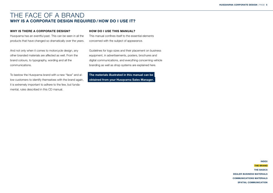 Husqvarna 企业vi设计手册2014_第5页
