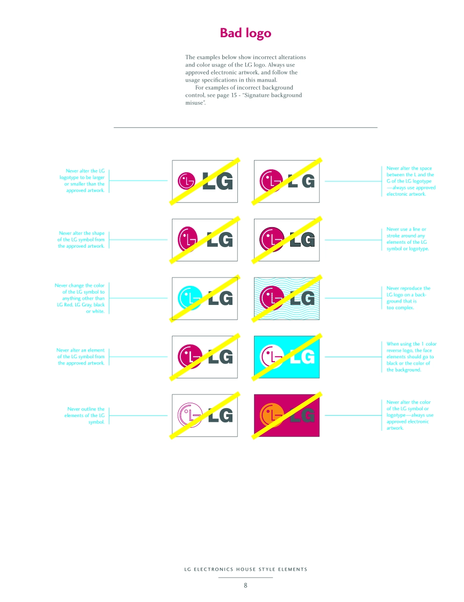 LG_品牌识别系统指南_第8页
