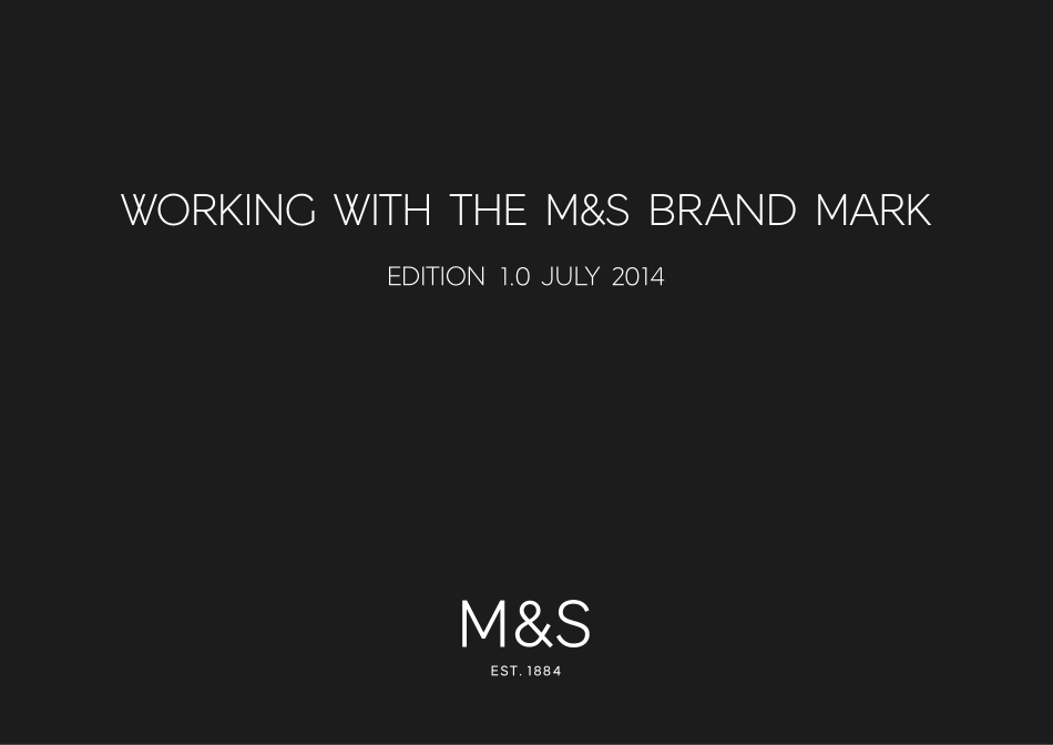 Marks & Spencer 设计指南2014_第1页