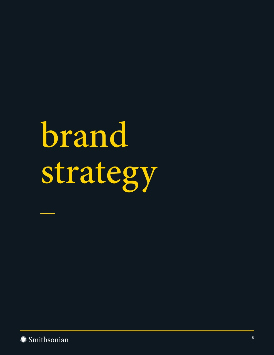Smithsonian 史密森尼博物馆品牌书2018_第5页
