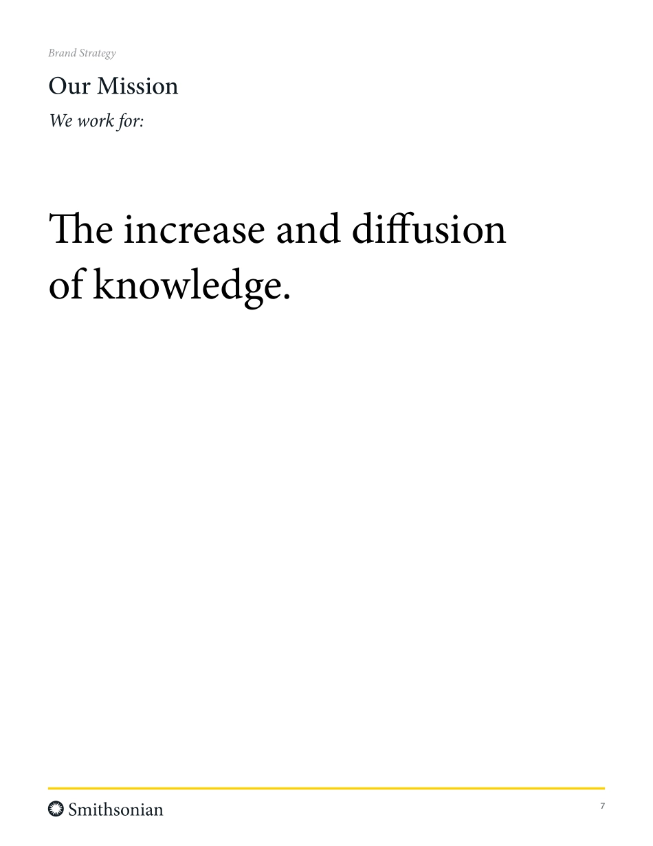 Smithsonian 史密森尼博物馆品牌书2018_第7页
