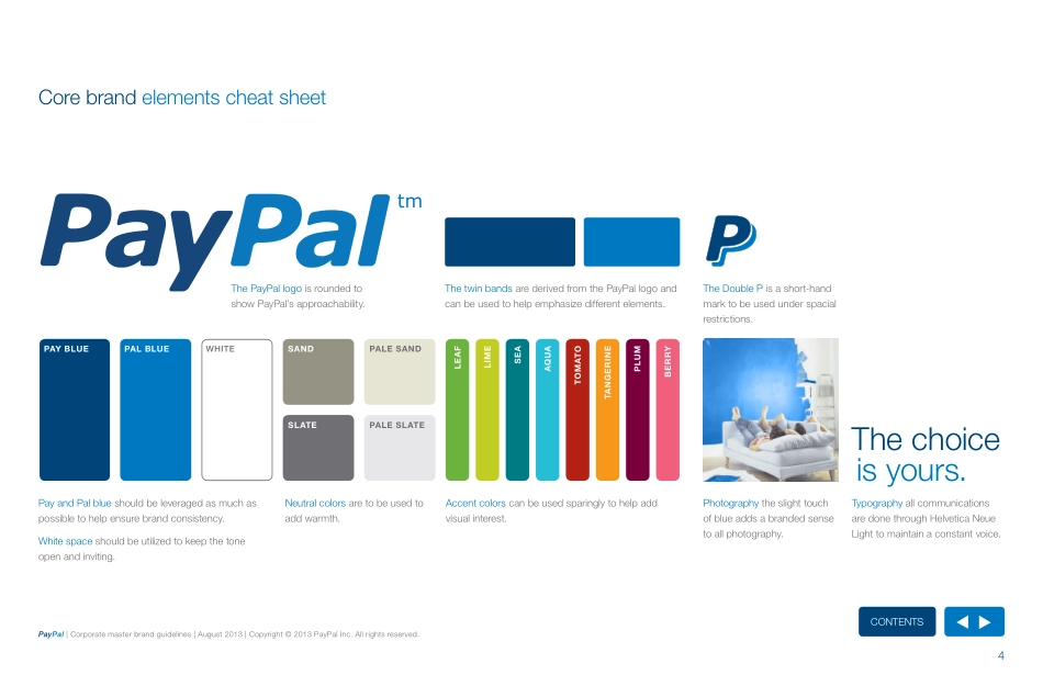 PayPal 企业主品牌指南2013_第8页