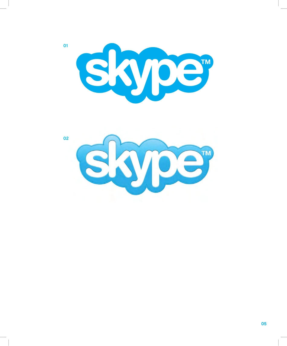 skype-Skype品牌识别VI手册_第5页