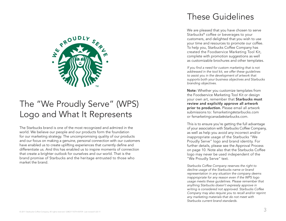 Starbucks-Logo Usage Guideline2011(12p)_第3页