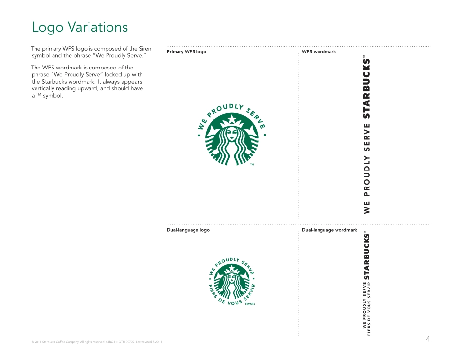 Starbucks-Logo Usage Guideline2011(12p)_第4页