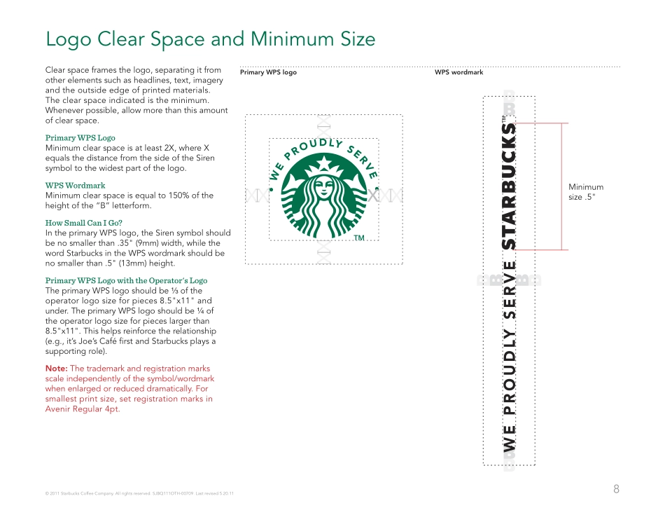 Starbucks-Logo Usage Guideline2011(12p)_第8页