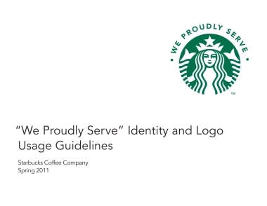 Starbucks-Logo Usage Guideline2011(12p)
