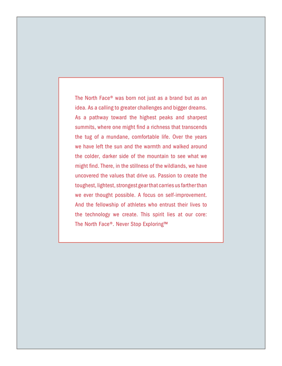 TheNorthFace北面品牌指南_第2页