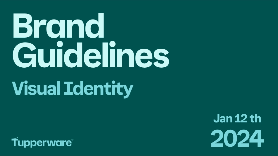 Tupperware特百惠2024品牌VI手册_第1页