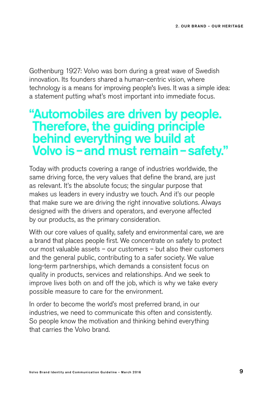 volvo-沃尔沃品牌识别与传播指南2016_第9页