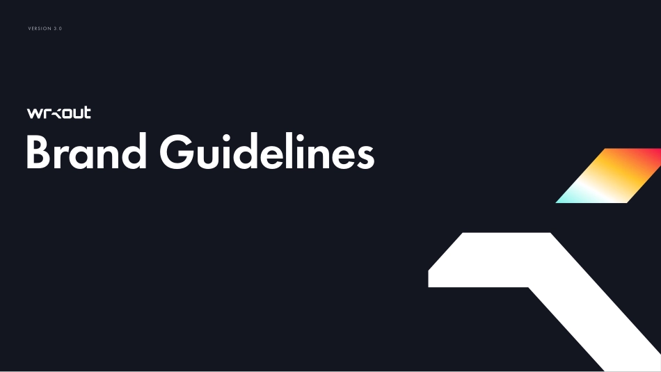 wrkout-健身企业VI 手册2020_第1页