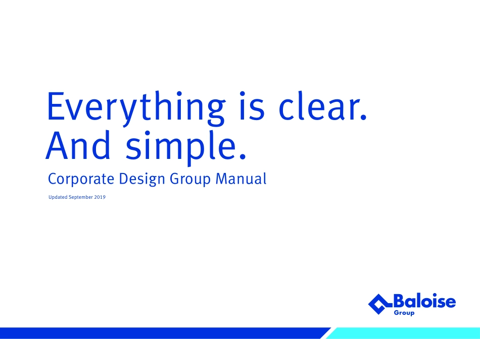 巴洛伊斯集团baloise- VI手册-2019_第1页