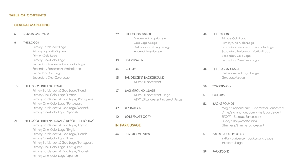 迪士尼50周年 品牌VI手册_第4页