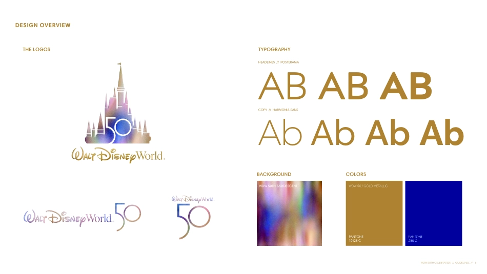 迪士尼50周年 品牌VI手册_第6页
