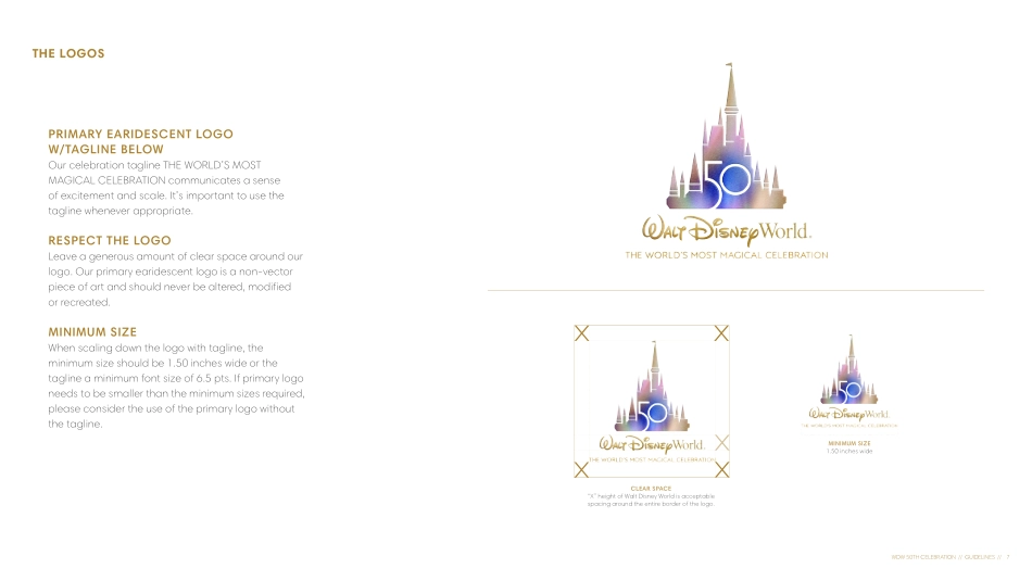 迪士尼50周年 品牌VI手册_第8页