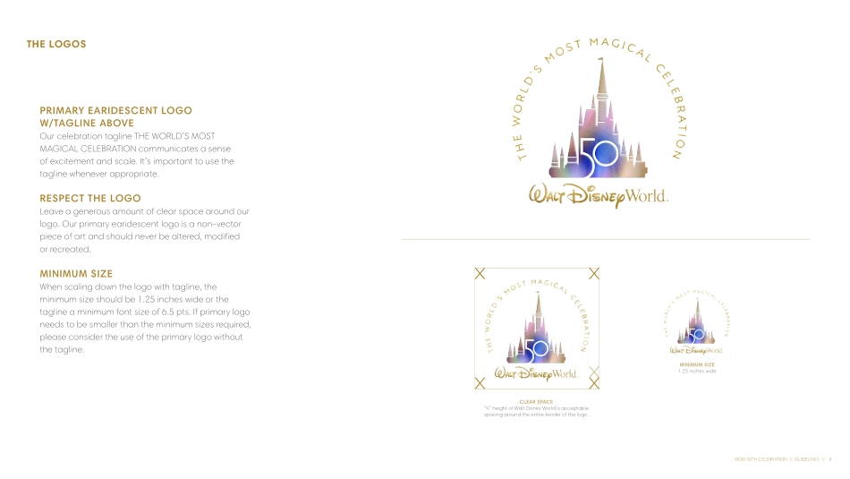 迪士尼50周年 品牌VI手册_第9页