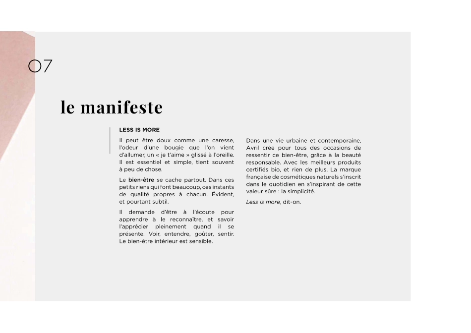 法国四月风Avril 护肤品牌VI手册（2019）_第7页