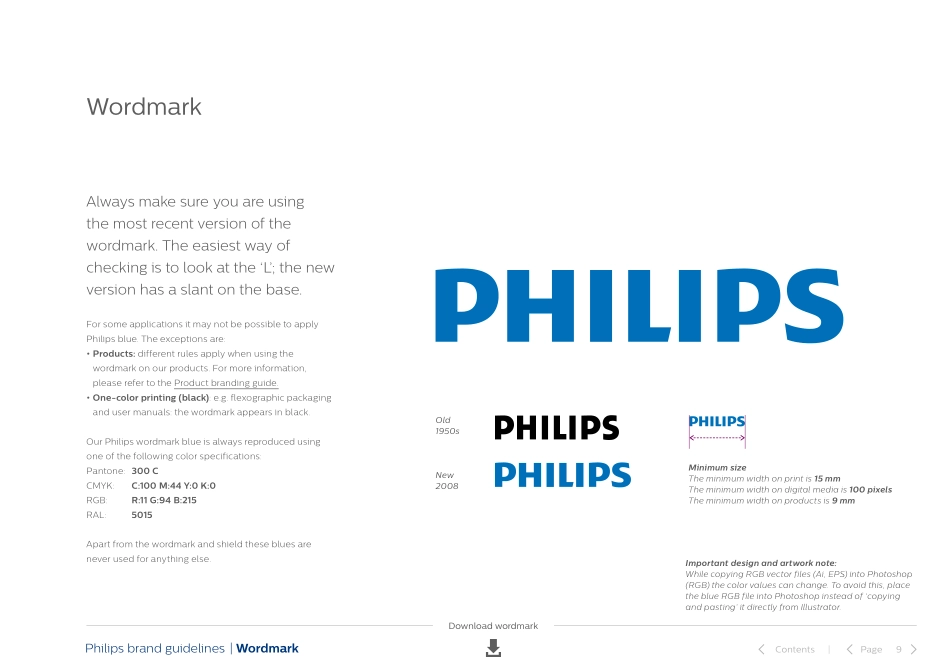 飞利浦 Philips 品牌指导手册（2015年版）_第9页