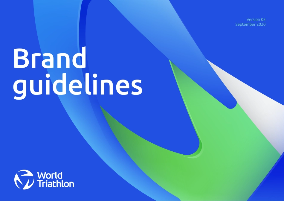 国际铁人三项联盟World Triathlon 品牌VI手册_第1页