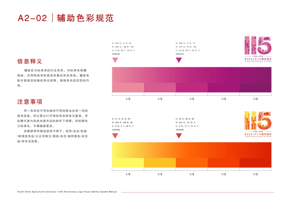 华南农业大学115周年校庆庆徽VI手册_第10页
