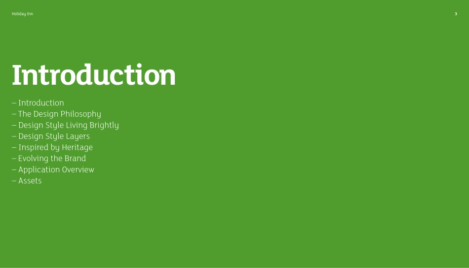 假日酒店 Holiday inn 品牌VI手册(2017年版)_第3页