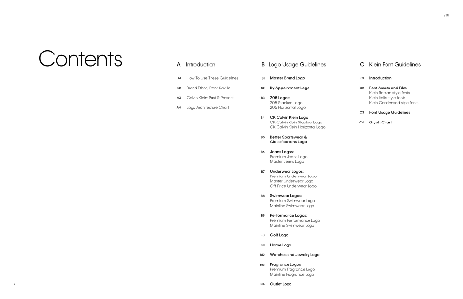 卡尔文·克莱恩CalvinKlein品牌手册2017_第2页