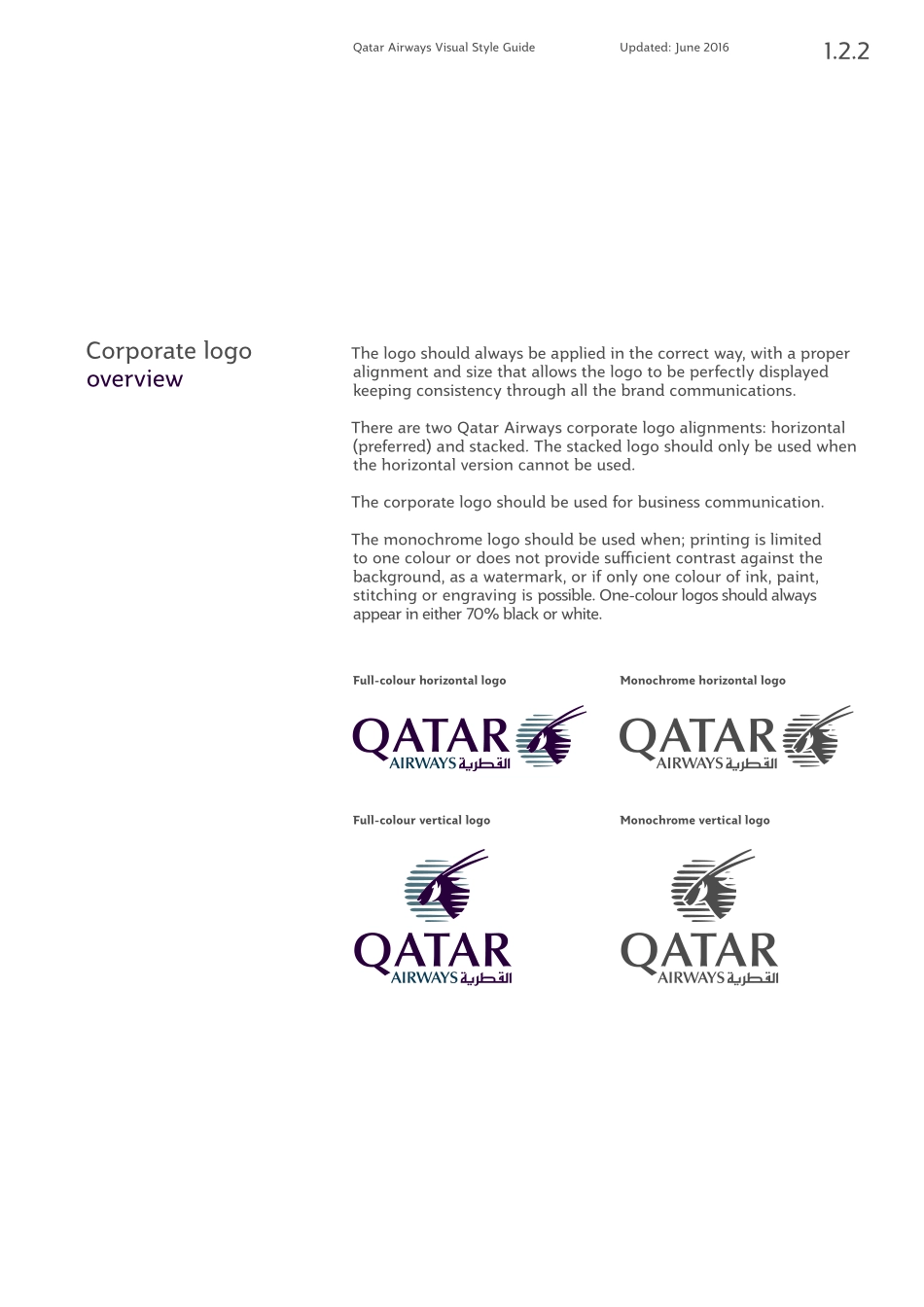 卡塔尔航空Qatar AIRWAYS品牌VI手册_第6页