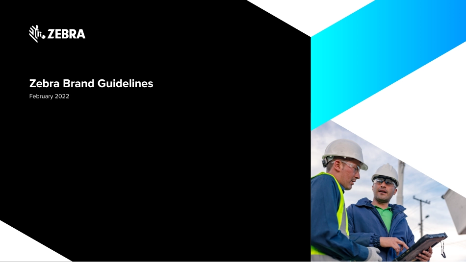 美国斑马技术zebra 品牌VI手册（2022年版）_第1页