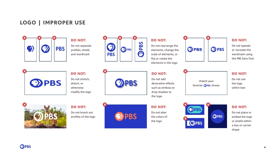 美国公共广播电视台PBS VI手册规范 2019_第6页
