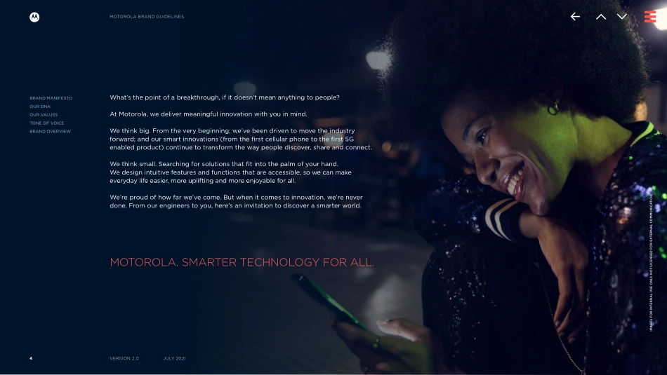 摩托罗拉Motorola-品牌VI手册2021_第4页