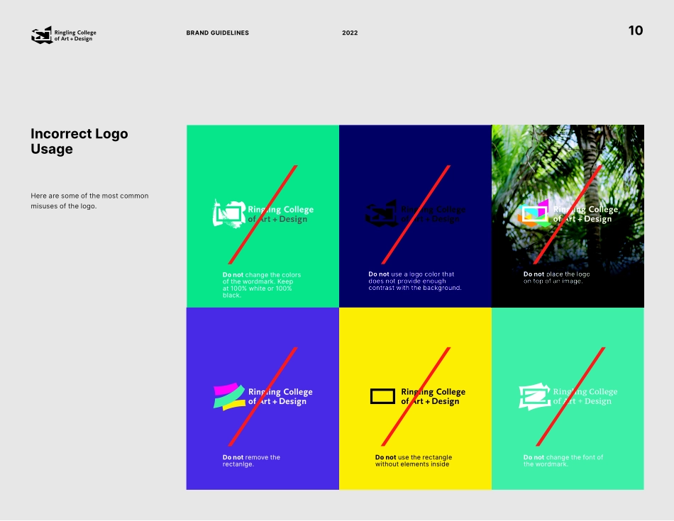 瑞格林艺术设计学院Core_Branding_Guidelines_2022_第10页