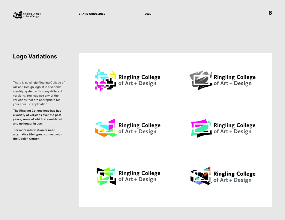 瑞格林艺术设计学院Core_Branding_Guidelines_2022_第6页
