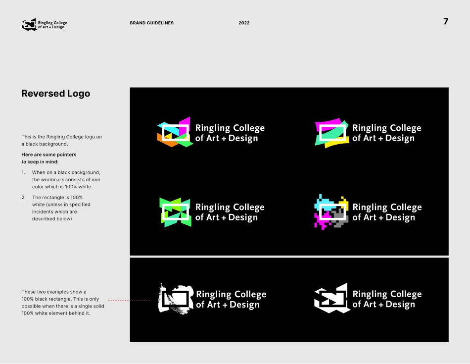 瑞格林艺术设计学院Core_Branding_Guidelines_2022_第7页