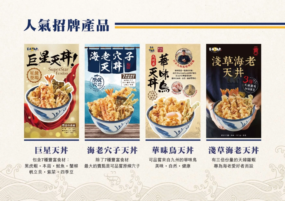 天丼`天妇罗日式小吃招商加盟品牌手册(12P)_第8页