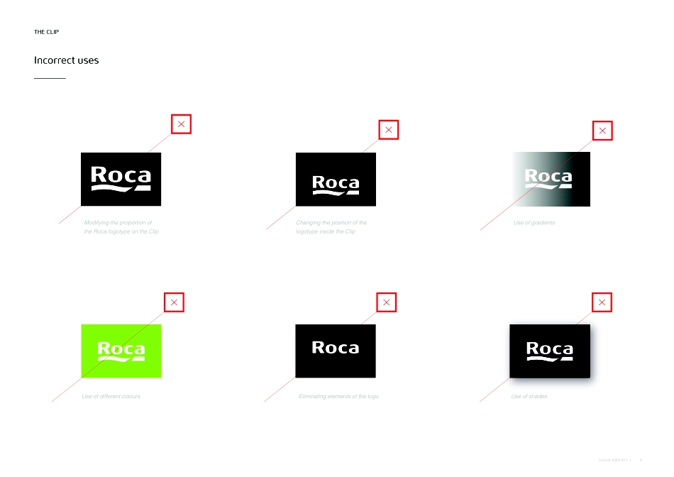 西班牙Roca卫浴品牌VI手册_第9页
