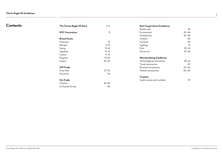 芝华士 Chivas 威士忌品牌VI手册 2012_第3页