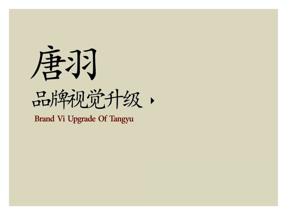 唐羽中国茶品牌-品牌视觉升级策划案79页_第1页