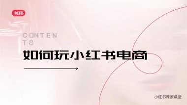 【方案】如何玩转小红书电商通案 