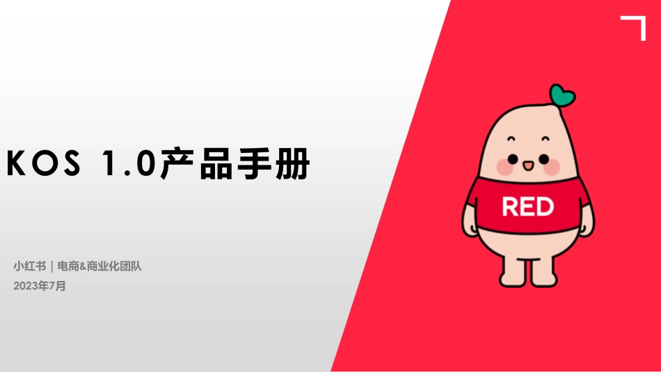 KOS 1.0 产品手册(已过联审)_第1页