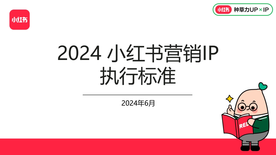 小红书:2024小红书营销IP执行标准_第1页