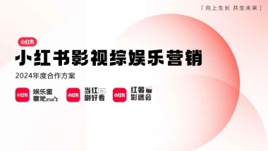 小红书2024影视综娱乐营销 