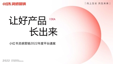 小红书灵感营销平台通案