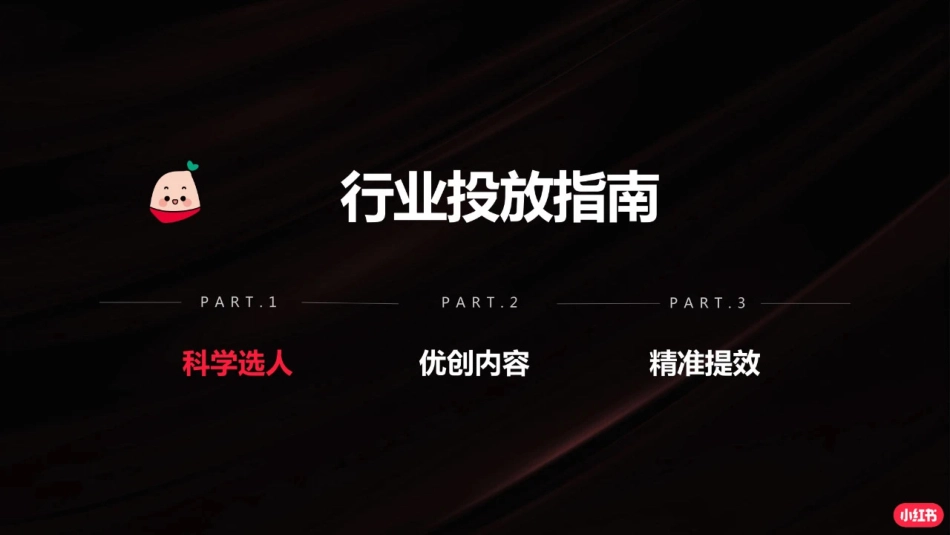 小红书行业投放指南_第1页