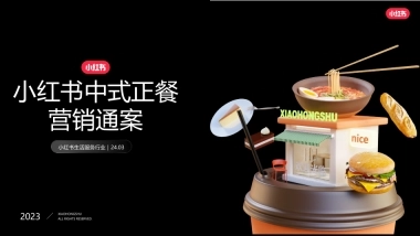 小红书中式正餐行业营销通案